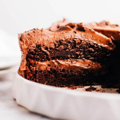 Rich chocolate cake