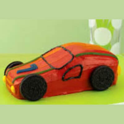 Race car cake