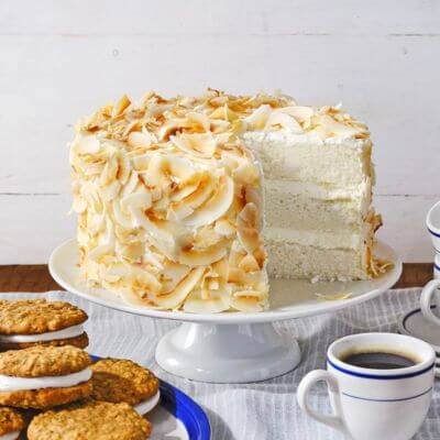 Coconut angel food cake