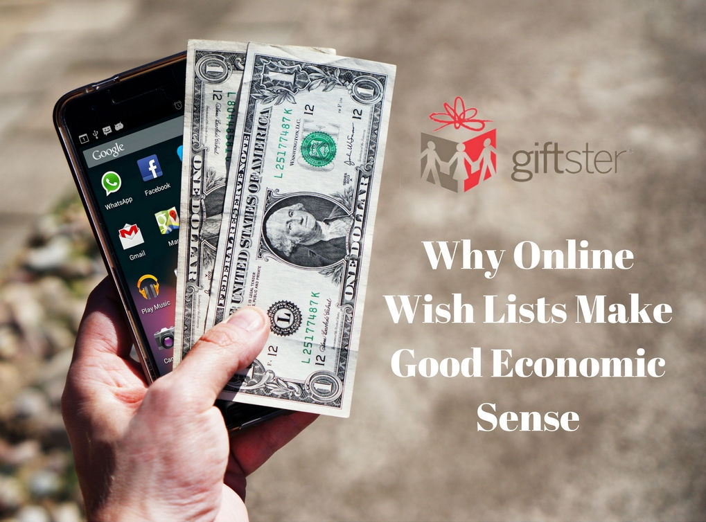 online wish list saves money
